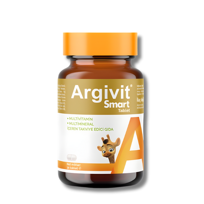Argivit Smart 30 Tablets – Multivitamin & Mineral Supplement with L-Arginine