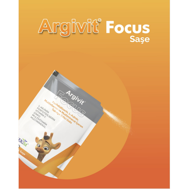 Argivit Focus 30 Sachets – Food Supplement with L-Arginine
