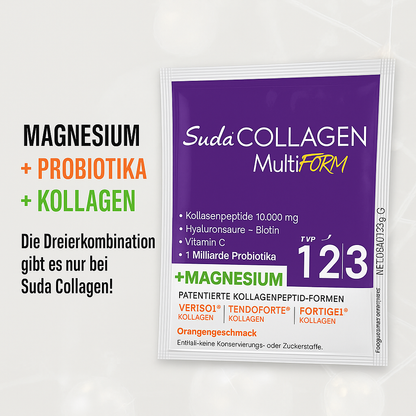 Suda Collagen Multiform TİP 1 -2 -3 Kolajen & Magnezyum 15gr 30 Saşe