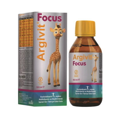 Argivit Focus Çocuklar için Multivitamin 150 ml (Gelişim Şurubu)