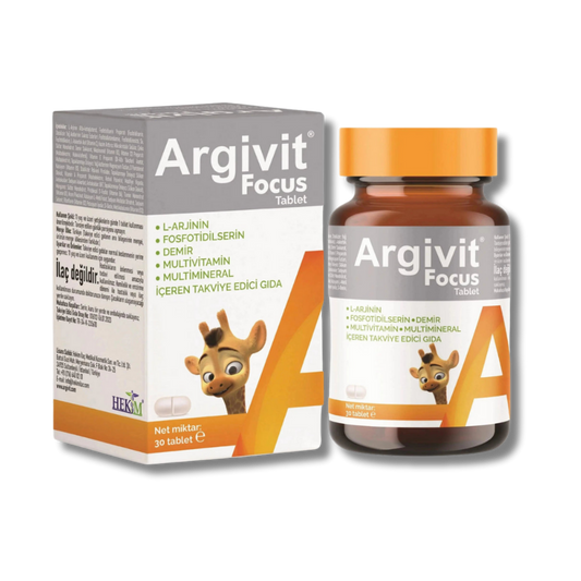 Argivit Focus 30 Tablet (Odaklanma ve Zeka Gelişimi)