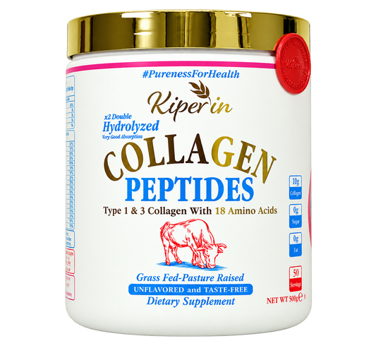 Kiperin Collagen Peptides 500 g | Hydrolyzed Collagen Powder 