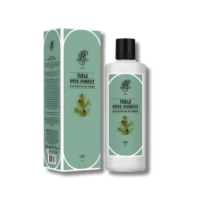 Rebul Pine Forest EDC 250 ml Cam Şişe – Akdeniz Çamlarının Ferahlığı