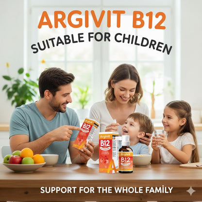 Argivit B12 Active Plus Sprey 30 ml – Vitamin B12 İçeren Takviye Edici Gıda