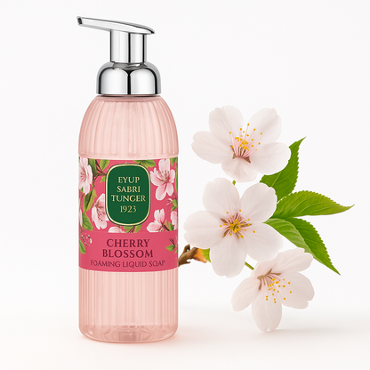 Eyüp Sabri Tuncer Japanese Cherry Blossom Natural Olive Oil Foaming Soap 500 ml 