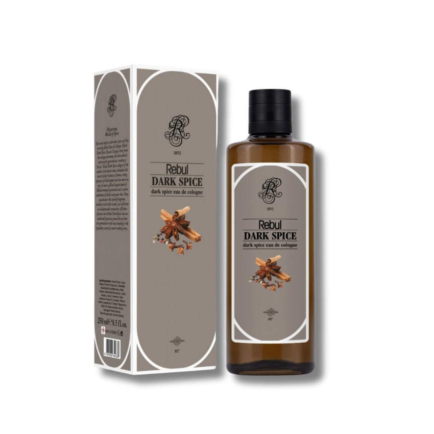 Rebul Dark Spice EDC Kolonya 250 ml – Modern ve Karizmatik Erkeklere Özel Baharatlı Koku