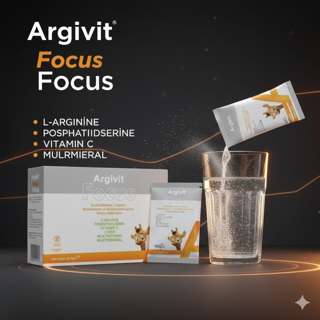 Argivit Focus 30 Saşe – Konsantrasyon ve Bilişsel Performans İçin Günlük Destek