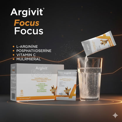 Argivit Focus 30 Saşe – Konsantrasyon ve Bilişsel Performans İçin Günlük Destek