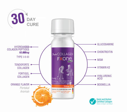Fxone Shot Collagen in Water 30x60ml (Orange Flavored)