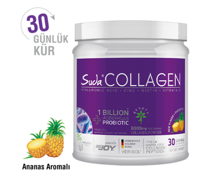 Suda Collagen+Probiyotik Ananas Aromalı Toz 300g