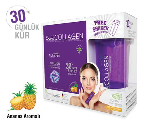 Suda Collagen Kollagen+Probiotische Ananasgeschmack 30 Chassis x 10g